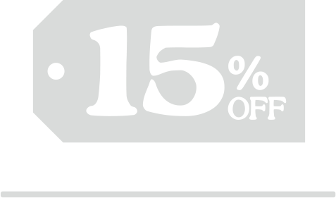 15% off