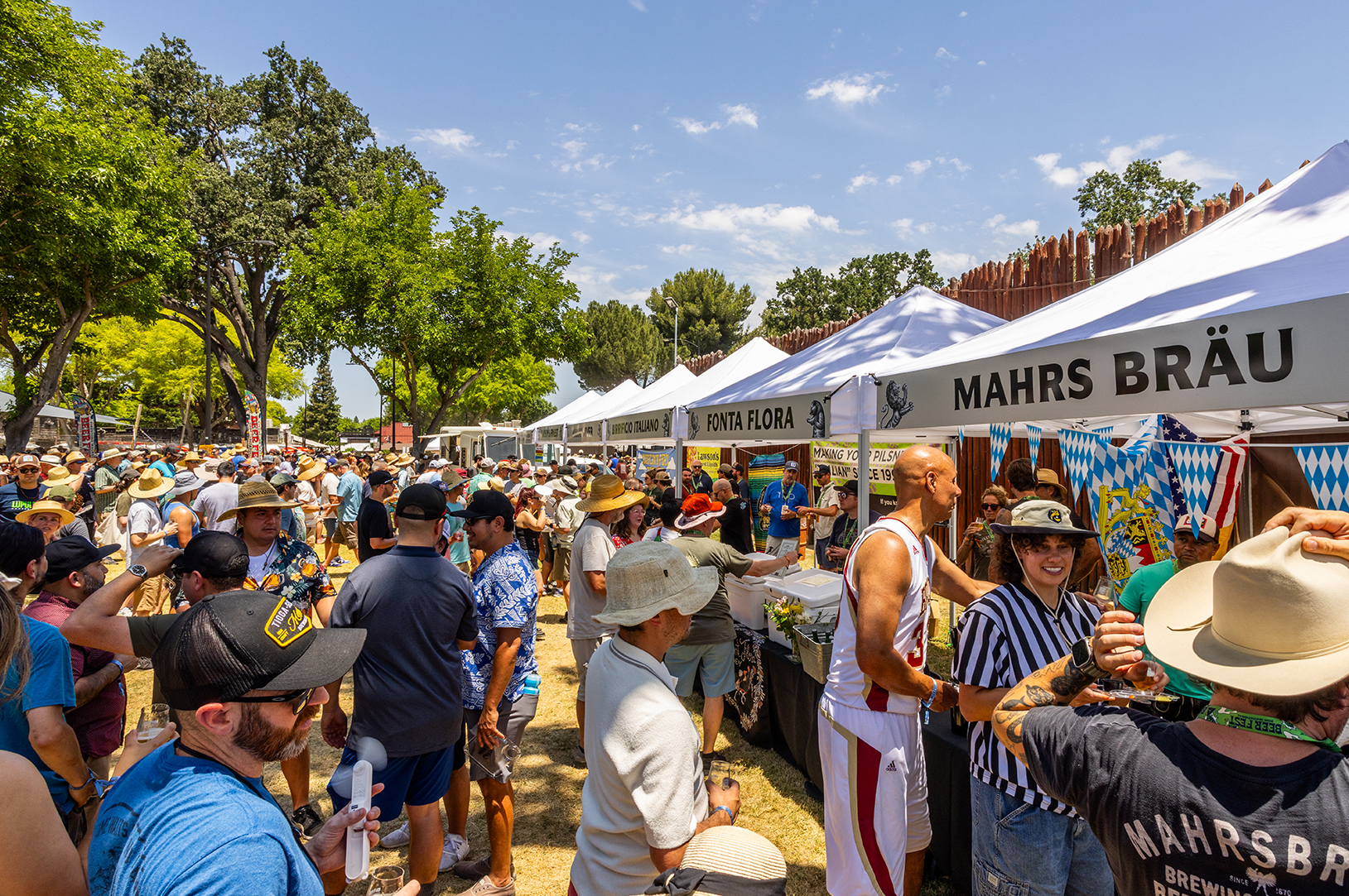 FWIBF look at the different brewery booth